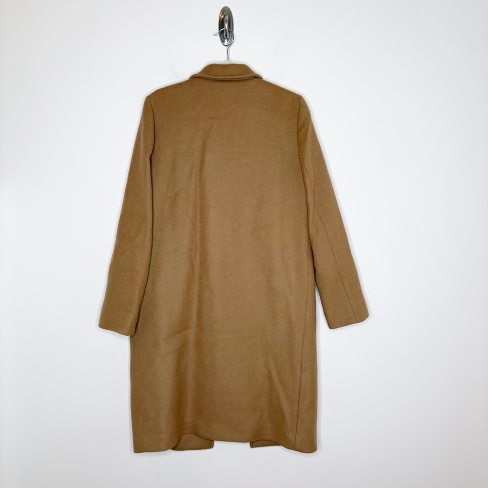 Aritzia Babaton Stedman Single Breasted Italian Virgin Wool Coat Saville Camel - Picture 7 of 7